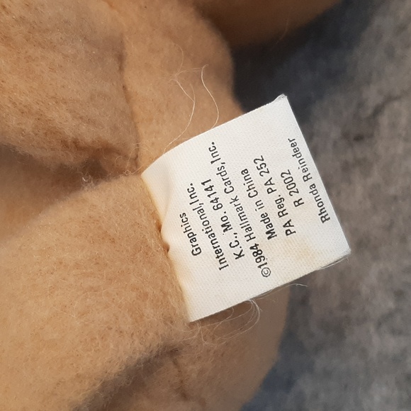 Vintage Rhonda Reindeer Bean Bag Plush Hallmark Burger King 1987 - Picture 4 of 6